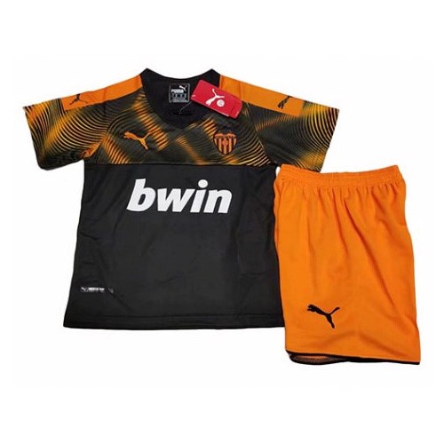 Camiseta Valencia 2ª Niño 2019/20 Blanco Negro